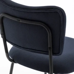 Drawer VANDER Lot de 2 chaises de bar en velours côtelé et métal H65cm