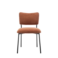 Drawer VANDER Lot de 2 chaises en tissu et métal