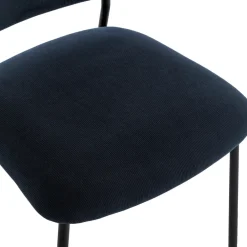Drawer VANDER Lot de 2 chaises en velours côtelé et métal