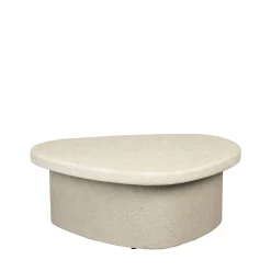 Dutchbone VEDA Table basse organique en bois finition marbre recyclé