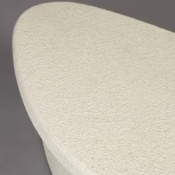 Dutchbone VEDA Table basse organique en bois finition marbre recyclé