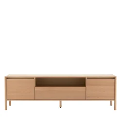 Drawer VERADE Meuble TV 2 portes 1 tiroir en bois L180cm