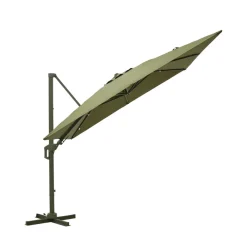 Drawer VEYA Parasol carré déporté en aluminium 3x3m