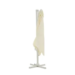 Drawer VEYA Parasol carré déporté en aluminium 3x3m