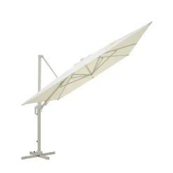 Drawer VEYA Parasol rectangulaire déporté en aluminium 3x4m