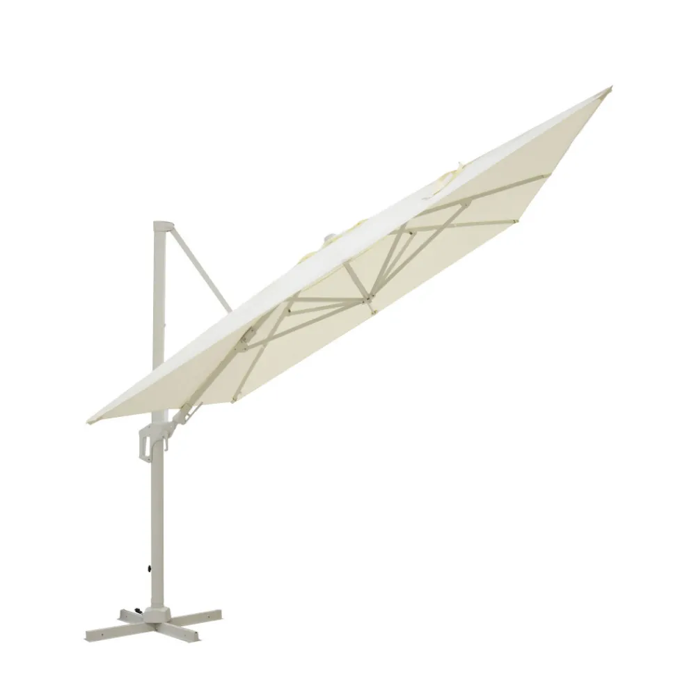 Drawer VEYA Parasol rectangulaire déporté en aluminium 3x4m