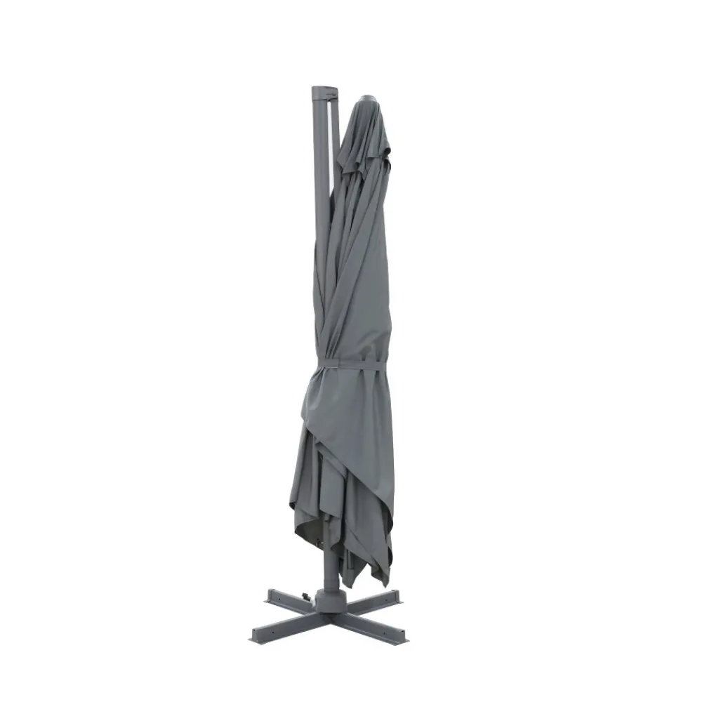 Drawer VEYA Parasol rectangulaire déporté en aluminium 3x4m