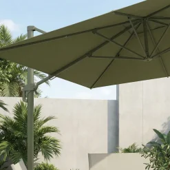 Drawer VEYA Parasol rectangulaire déporté en aluminium 3x4m