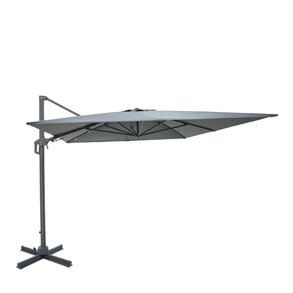 Drawer VEYA Parasol rectangulaire déporté en aluminium 3x4m