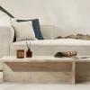 Drawer VIKA Table basse en effet travertin 120x45cm