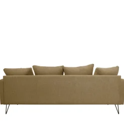 Drawer VILLABON Canapé 4 places en tissu pieds épingles noirs