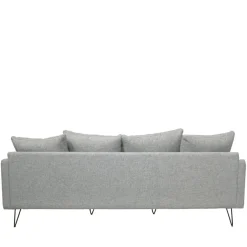 Drawer VILLABON Canapé 4 places en tissu pieds épingles noirs