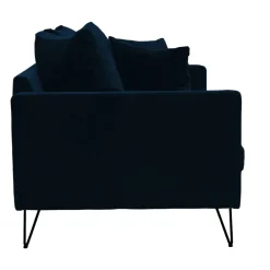Drawer VILLABON Canapé 3 places en velours pieds épingles noirs