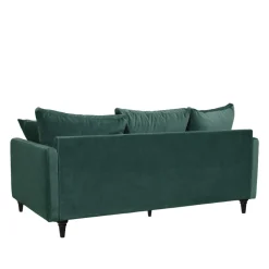Drawer VILLABON Canapé 3 places en velours pieds tournés