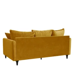Drawer VILLABON Canapé 3 places en velours pieds tournés