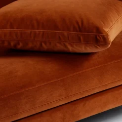 Drawer VILLABON Canapé 4 places en velours pieds tournés