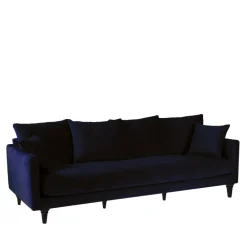 Drawer VILLABON Canapé 4 places en velours pieds tournés
