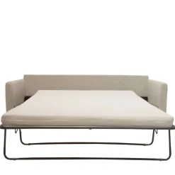 Drawer VILLABON Canapé convertible 4 places en tissu pieds épingles noirs