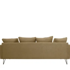 Drawer VILLABON Canapé convertible 4 places en tissu pieds épingles noirs