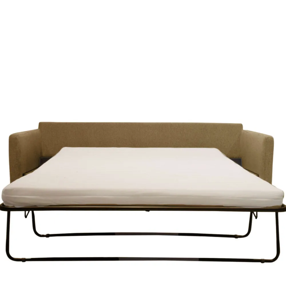 Drawer VILLABON Canapé convertible 4 places en tissu pieds épingles noirs
