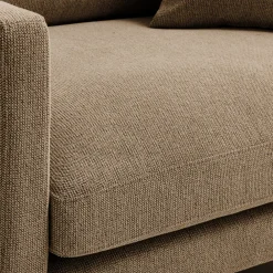 Drawer VILLABON Fauteuil XL en tissu pieds épingles noirs