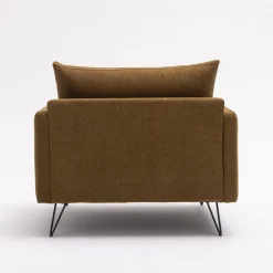 Drawer VILLABON Fauteuil XL en tissu pieds épingles noirs