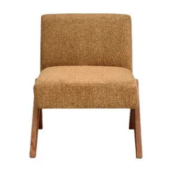 Drawer VINTO Fauteuil en tissu pieds bois