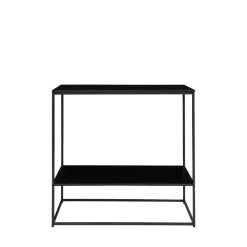 House Nordic VITA Console 2 étagères en bois et métal