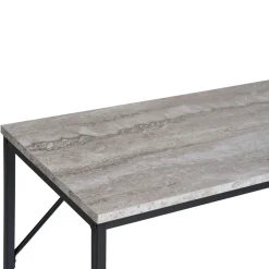 House Nordic VITA Console effet travertin et métal