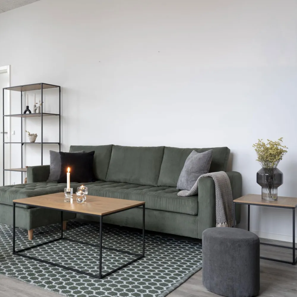 House Nordic VITA Table basse en métal et bois
