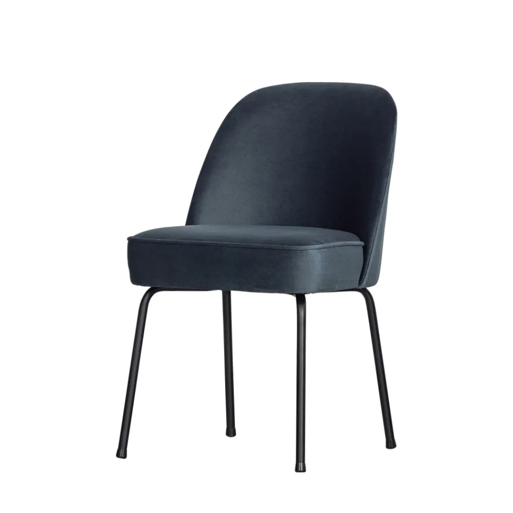 Woood VOGUE Lot de 2 chaises design en velours
