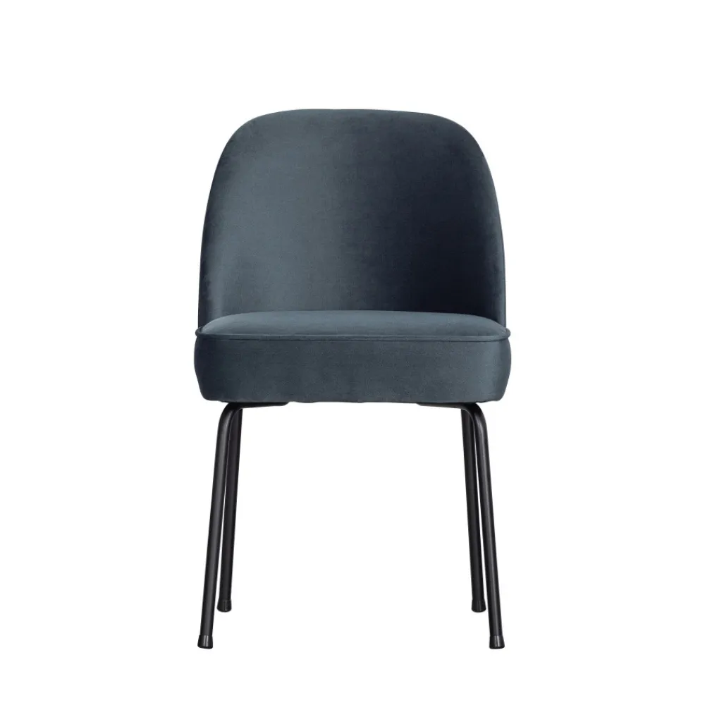Woood VOGUE Lot de 2 chaises design en velours