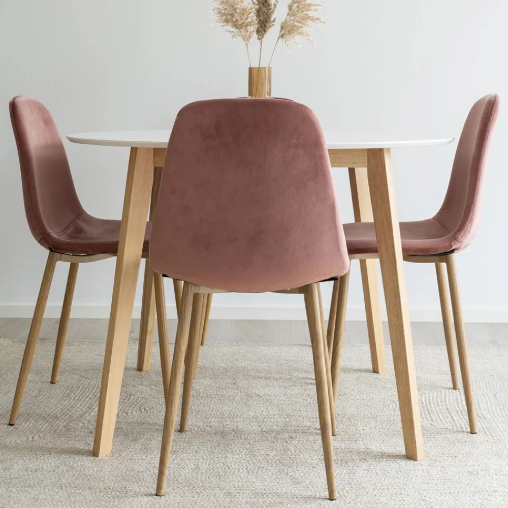 House Nordic VOJENS Table à manger 2 personnes ronde en bois