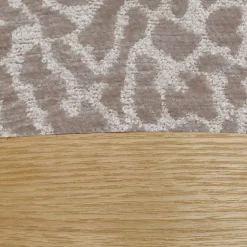 Drawer WILD Pouf rond en tissu imprimé animal ø40cm