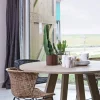 Woood WINGS Lot de 2 chaises indoor/outdoor en résine tressée