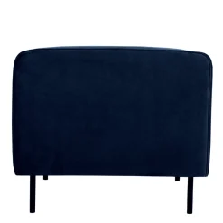 Drawer WINSEN Fauteuil en velours pieds droits en métal