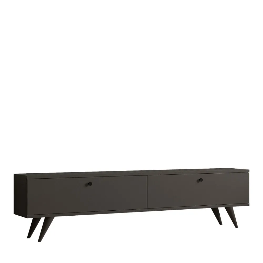 Drawer YARA Meuble TV 2 portes en bois L160cm