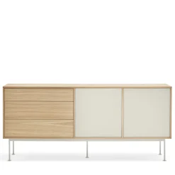 Teulat YOKO Buffet 2 portes 3 tiroirs en bois L180cm