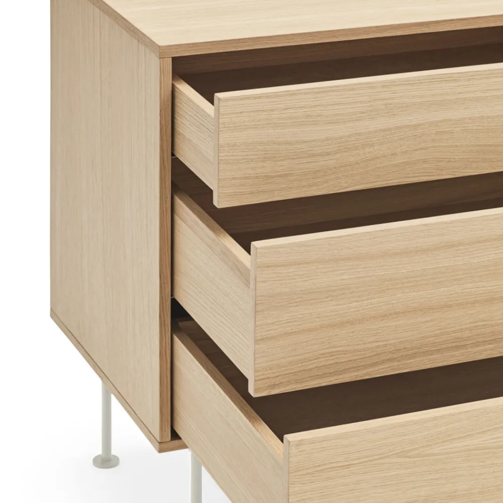 Teulat YOKO Buffet 2 portes 3 tiroirs en bois L180cm