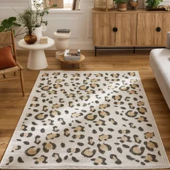 Enfant Drawer YUMA Tapis contemporain imprimé léopard