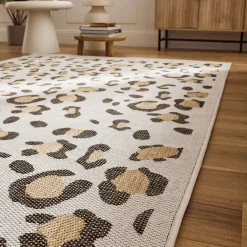 Enfant Drawer YUMA Tapis contemporain imprimé léopard