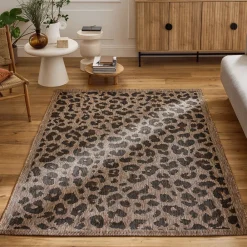 Enfant Drawer YUMA Tapis contemporain imprimé léopard