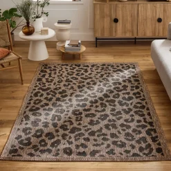 Enfant Drawer YUMA Tapis contemporain imprimé léopard