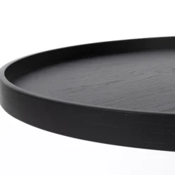 No name YURI Table basse ronde en bois et métal ø70cm