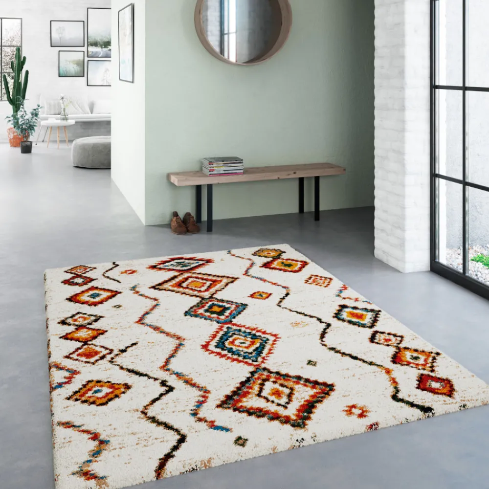 Drawer ZAZY Tapis d'inspiration berbère à motif ethnique