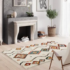 Drawer ZAZY Tapis d'inspiration berbère à motif ethnique