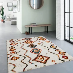 Drawer ZAZY Tapis d'inspiration berbère à motif ethnique