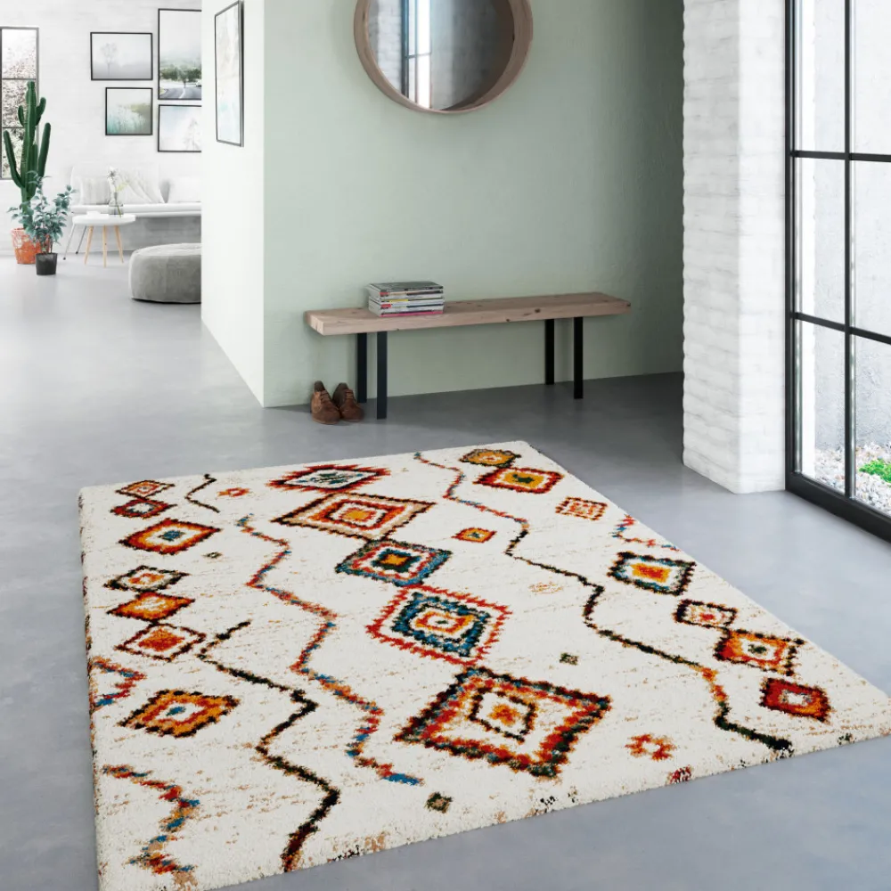 Drawer ZAZY Tapis d'inspiration berbère à motif ethnique