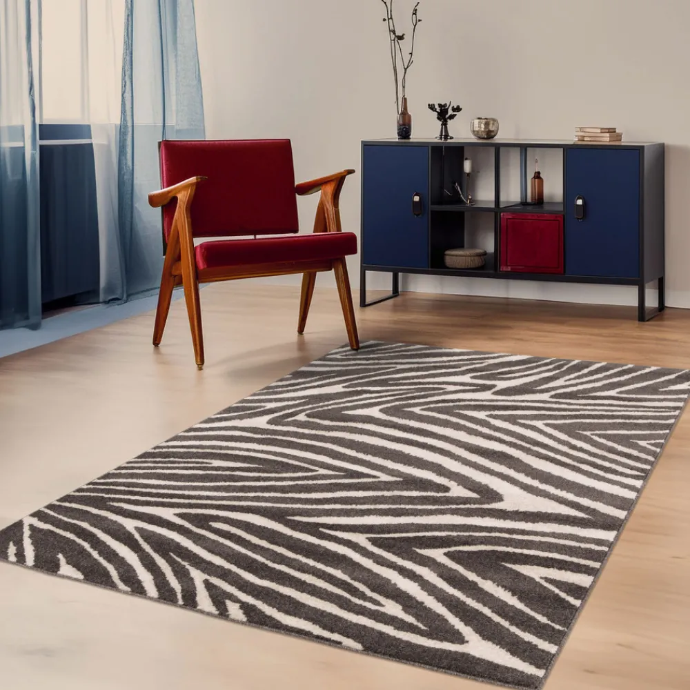 Drawer ZEBRA Tapis graphique à motif zébré