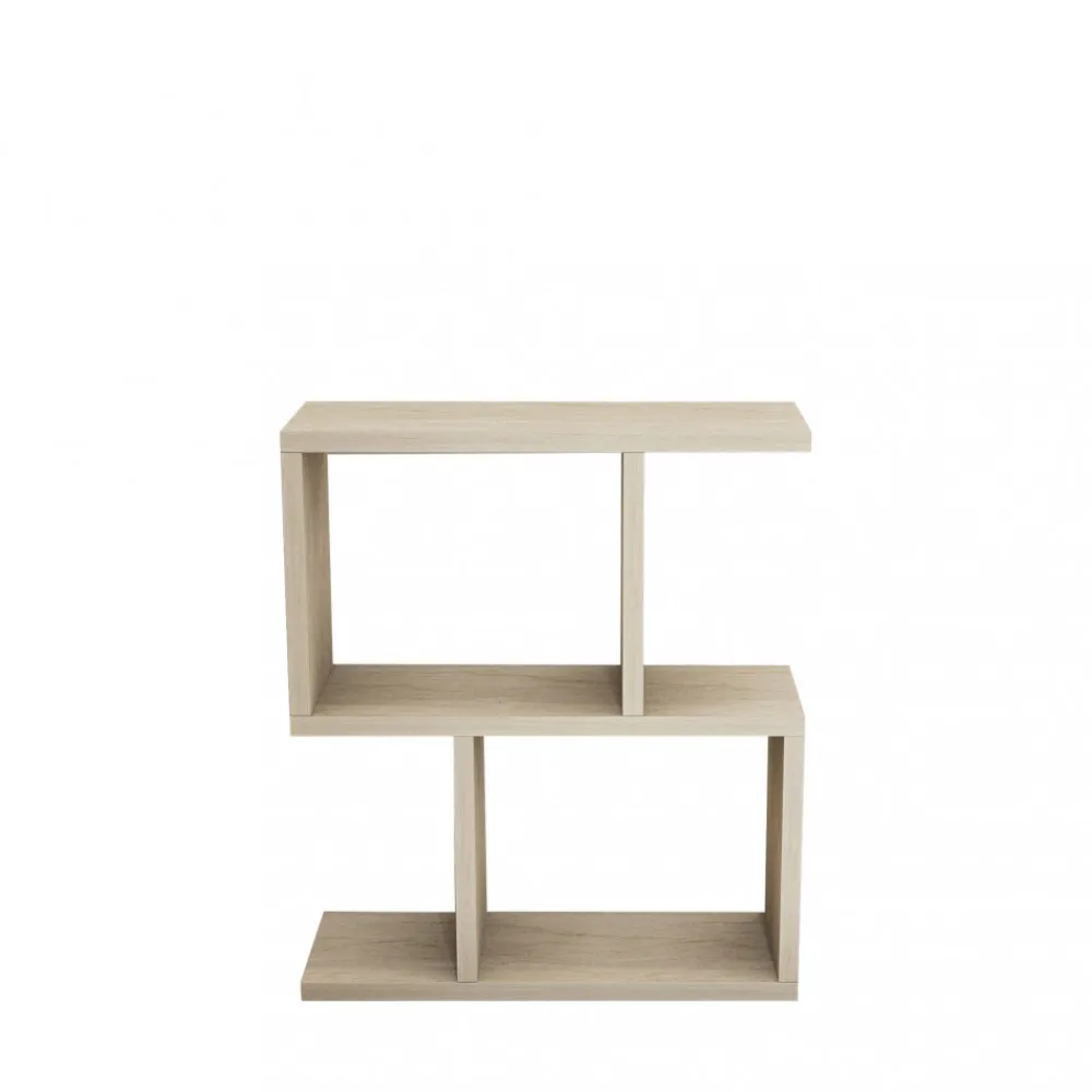 Drawer ZED Table d'appoint effet travertin